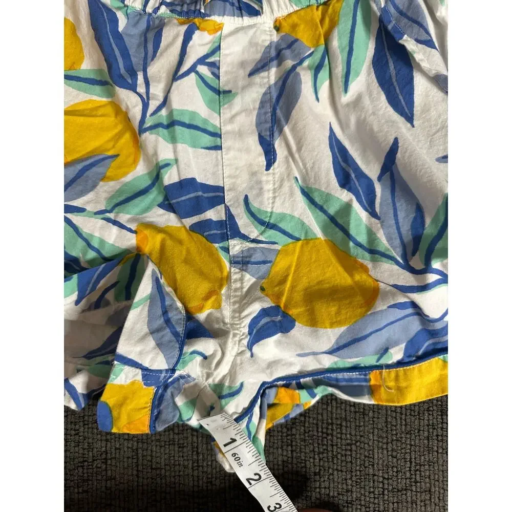 Printfresh Lemon Zest Organic Cotton Cami Pajama Short Set size XS